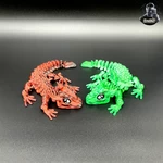  Glorious baby dragon - articulated - print in place  3d model for 3d printers