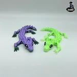   baby bull dragon - flexi - print in place   3d model for 3d printers