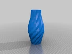   low poly vase set no. 2  3d model for 3d printers