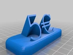  Price tags - 4 pieces in euro €  3d model for 3d printers