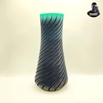  Unique spiral vase set version two - 3 designs  3d model for 3d printers