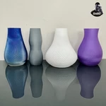  Spiral vase set version two - 4 designs  3d model for 3d printers