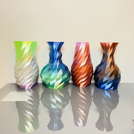 LOW POLY VASE SET - 4 DESIGNS