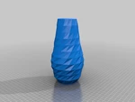  Low poly vase set - 4 designs  3d model for 3d printers