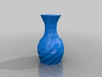  Low poly vase set - 4 designs  3d model for 3d printers