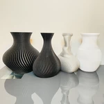  spiral vase set - 4 designs  3d model for 3d printers