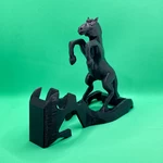 Modelo 3d de Noble soporte-caballo-reloj, tableta, soporte para telÉfono inteligente para impresoras 3d