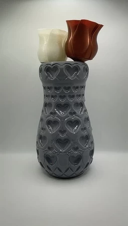  Heart vase  3d model for 3d printers