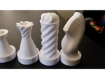  Creative/weird chess set  3d model for 3d printers