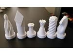  Creative/weird chess set  3d model for 3d printers