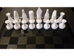 Modelo 3d de Creativo/extraño juego de ajedrez para impresoras 3d