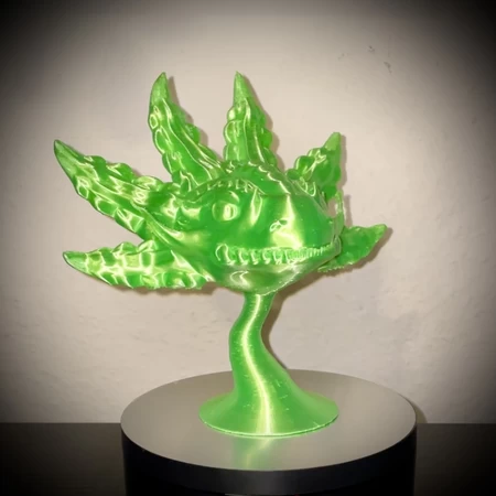 Modelo 3d de Busto de dragón axolotl para impresoras 3d