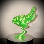  Axolotl dragon bust  3d model for 3d printers