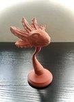 Modelo 3d de Estatua sonriente linda del axolotl para impresoras 3d