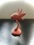  Cute smiling axolotl statue  3d model for 3d printers