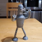  Bender bending rodríguez (futurama) modular  3d model for 3d printers