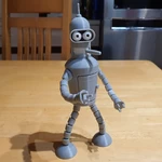  Bender bending rodríguez (futurama) modular  3d model for 3d printers