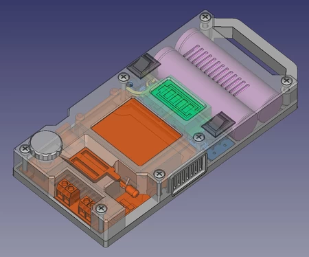 Modelo 3d de Caja / caja del probador de transistores gm328 para impresoras 3d