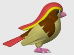 Modelo 3d de Pidgeot multicolor para impresoras 3d