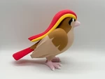 Modelo 3d de Pidgeot multicolor para impresoras 3d