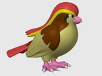 Modelo 3d de Pidgeot multicolor para impresoras 3d