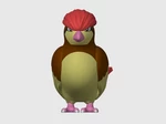 Modelo 3d de Pidgeotto multicolor para impresoras 3d