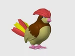  Pidgeotto multicolor  3d model for 3d printers