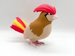  Pidgeotto multicolor  3d model for 3d printers