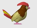  Pidgeotto multicolor  3d model for 3d printers