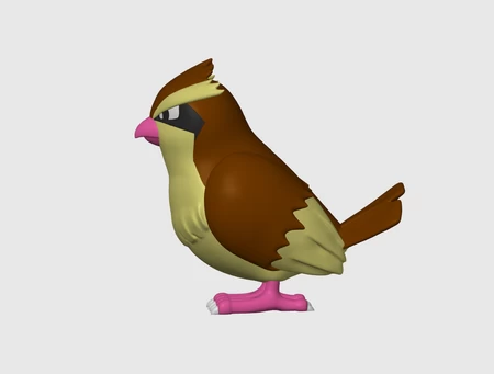  Pidgey multicolor  3d model for 3d printers