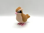 Modelo 3d de Pidgey multicolor para impresoras 3d