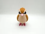 Modelo 3d de Pidgey multicolor para impresoras 3d