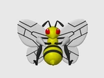  Beedrill multicolor  3d model for 3d printers