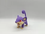 Modelo 3d de Rattata multicolor para impresoras 3d