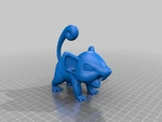 Modelo 3d de Rattata multicolor para impresoras 3d