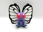  Butterfree multicolor  3d model for 3d printers