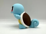 Modelo 3d de Squirtle multicolor para impresoras 3d