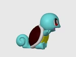 Modelo 3d de Squirtle multicolor para impresoras 3d