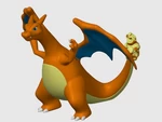  Charizard multicolor  3d model for 3d printers