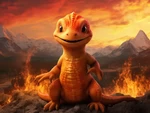 Modelo 3d de  charmander multicolor para impresoras 3d