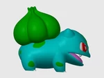  Bulbasaur multicolor  3d model for 3d printers