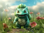 Modelo 3d de Bulbasaur multicolor para impresoras 3d