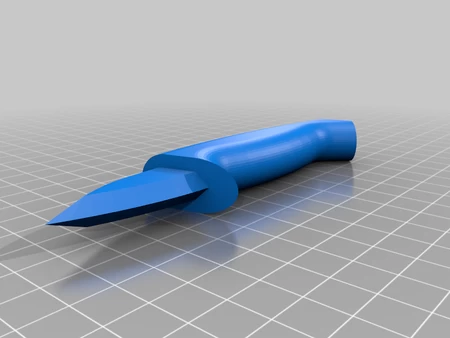  Short-bladed knife  3d model for 3d printers