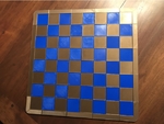  Travel puzzle chess board  3d model for 3d printers