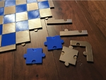  Travel puzzle chess board  3d model for 3d printers