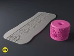 Modelo 3d de Rodillos de textura para el día de san valentín ❤️ para impresoras 3d