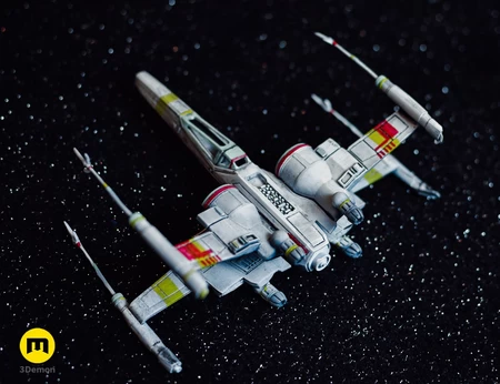 Modelo 3d de Nave estelar t-70 x-wing starfighter star wars para impresoras 3d