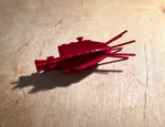 Modelo 3d de Tarjeta de kit de enano rojo para impresoras 3d