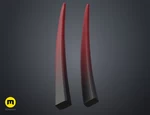  Demon horns  3d model for 3d printers