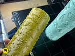 Modelo 3d de Rodillos de textura navideña para arcilla y masa para impresoras 3d